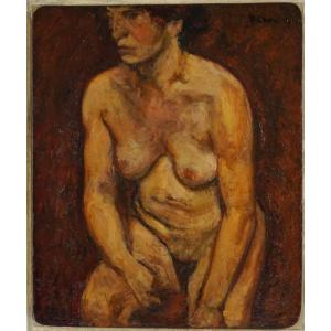 François Zdenek Eberl (1887 – 1962) - Female Nude From 1913