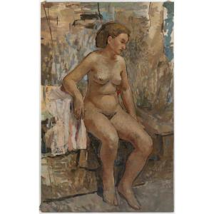 Attributed To Paul Emile Colin (1867 - 1949) Female Nude