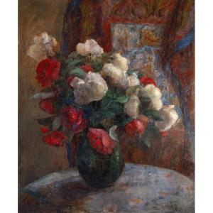 Frédéric Samuel Cordey (1854-1911) Impressionist Bouquet