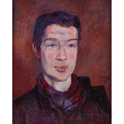 Frédéric Samuel Cordey (1854 - 1911) - Portrait Of A Man, Dated 1895