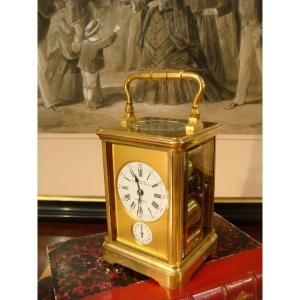 Travel Clock Ringing On Demand E. Thomas Paris - Second Empire Period