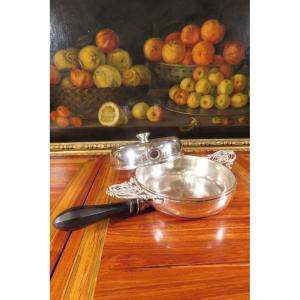Silver Combination Travel Covered Bowl