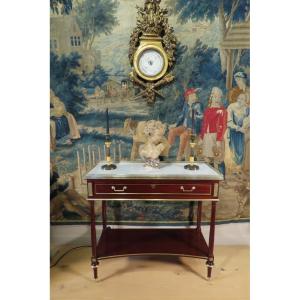 Rectangular Mahogany Console, Directoire Period 