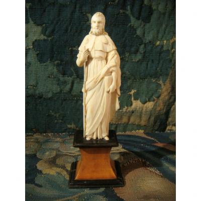 Jacques De Zébédée Sculpture In Ivory - Eighteenth Time
