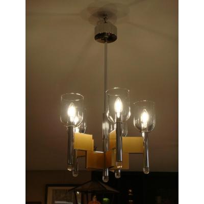 Chandelier By Gaetano Sciolari