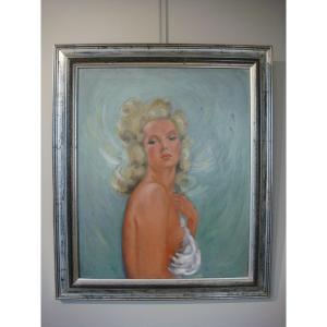 Young Woman Portrait Painting