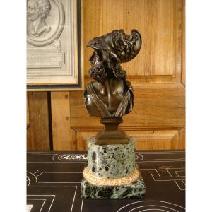 Bronze Bust Of Themistocle - Second Empire Period