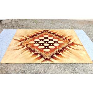 1970s Design Rug, Pure Wool Velvet, Amazone Brand, Belgium, 2m X 2.90m