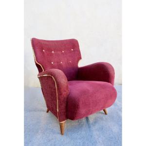 "calysse" Armchair, Designed By Henri Caillon For Erton, France, 1956