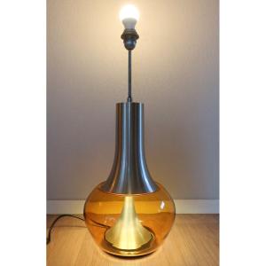 Doria Leuchten Lamp Base 69 Cm Very Good Condition, 1960s/70s, Differential Switch.