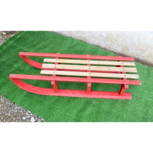 Two-seater Oak Sled, 1930s, 106 Cm