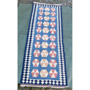 20th Century Kilim Runner Rug, 200 X 77 Cm