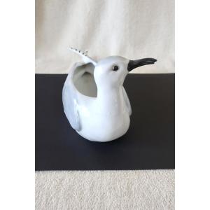 German Porcelain Seagull Empty Pocket, Very Good Condition