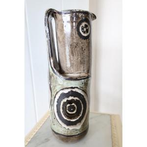 Paul Quéré & Ariane Mathieu, Rare Zoomorphic Pitcher, Signed, Dated, Numbered 3/20