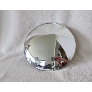 Miroir Sorcière Seul Signé Chaty Vallauris, 19.6 Cm