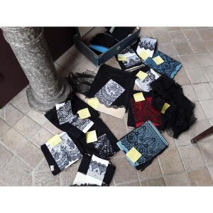 Important Lot Of 19th Lace. 