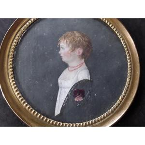 Miniature Early 19th Century Signed Augustin Fils And Dated 1803.
