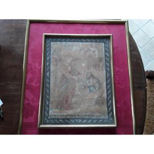 Old Embroidery Very Worn But What A Presence!