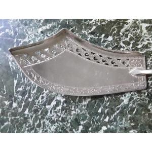 Solid Silver Serving Spoon, Early 19th Century.