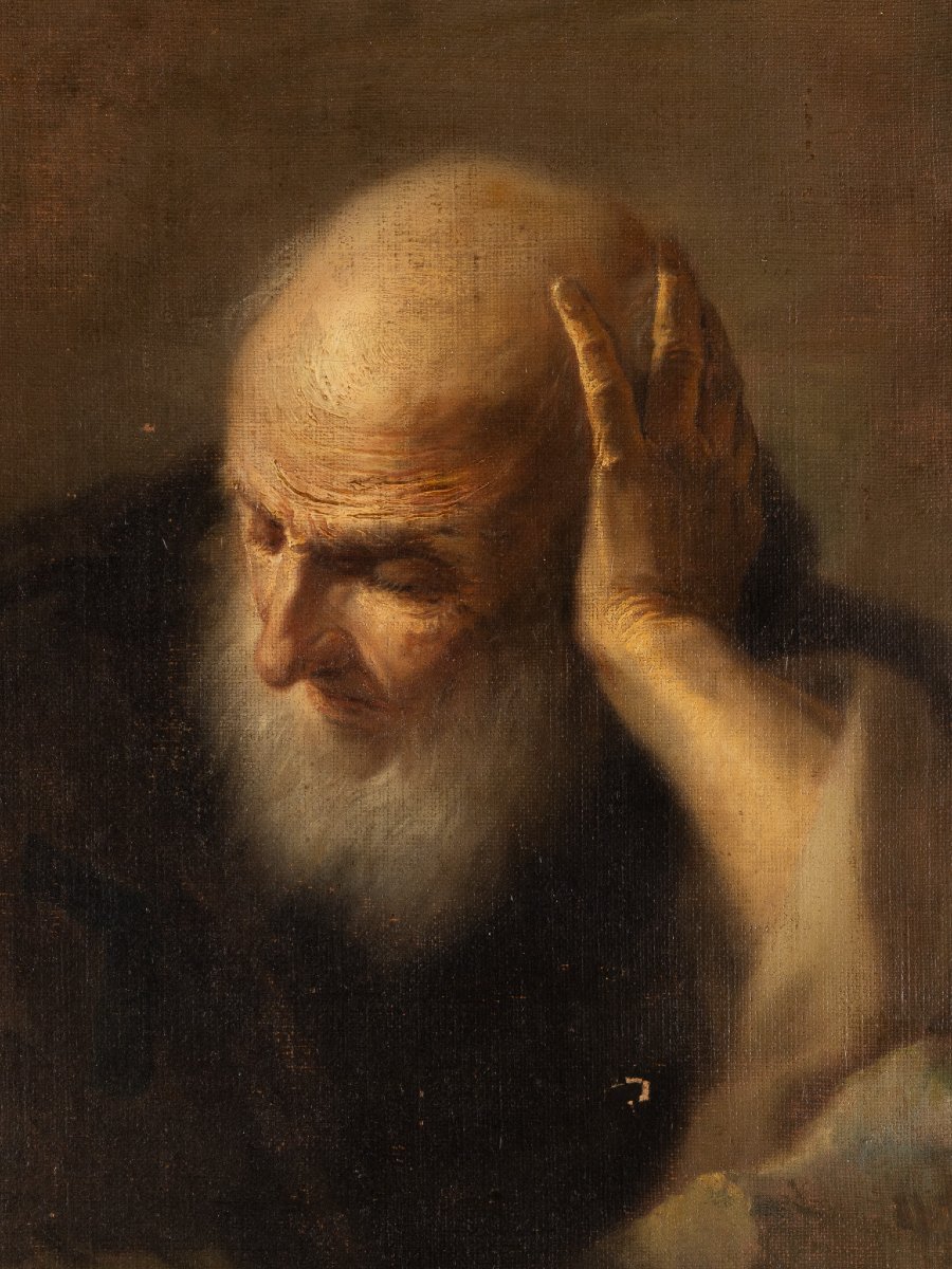 Saint Antoine Abbé, Pietro Bardellino (Naples 1732-1806), École napolitaine du XVIIIe siècle-photo-2