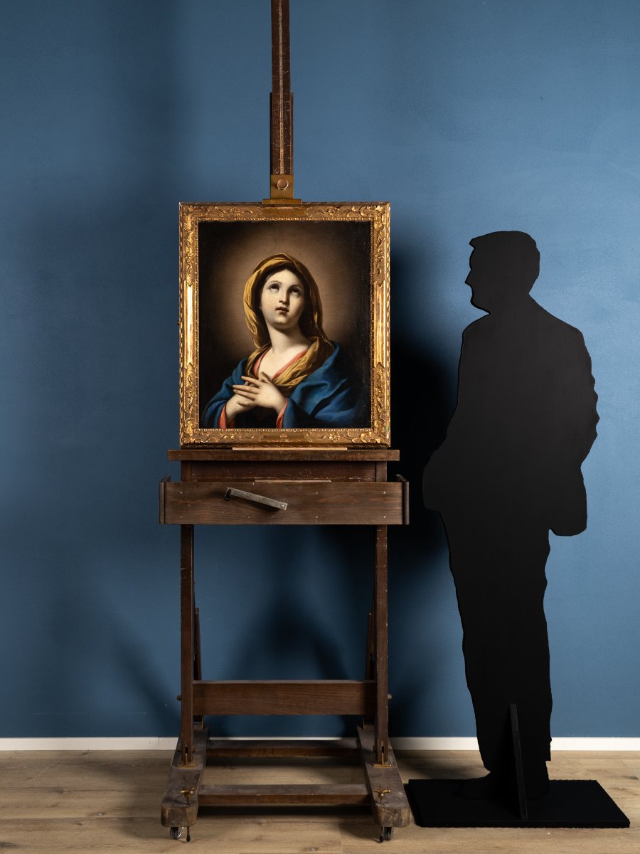 Vergine in preghiera, Scuola bolognese del XVII secolo, attribuita a Elisabetta Sirani-photo-2