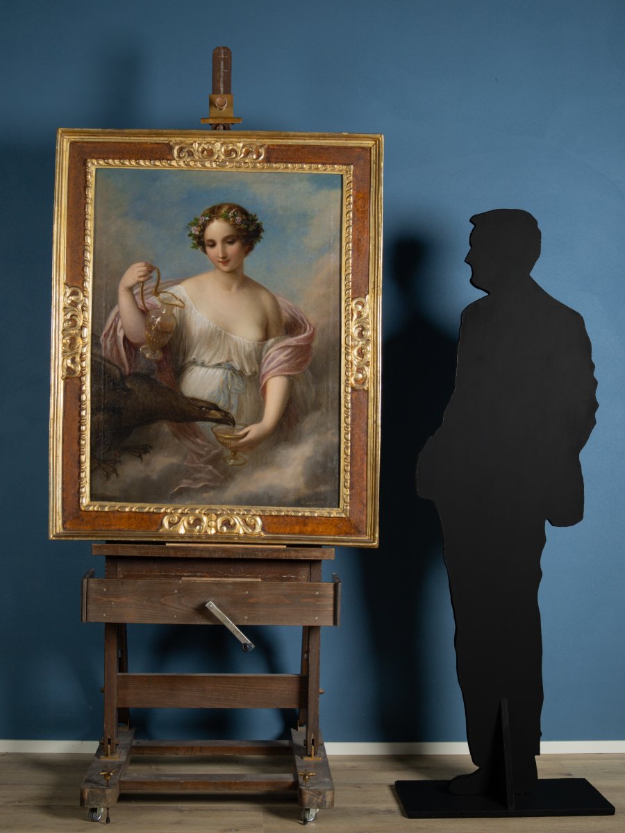 Ebe che disseta Giove sotto forma di aquila, Natale Schiavoni (1777-1858), XIX secolo-photo-3