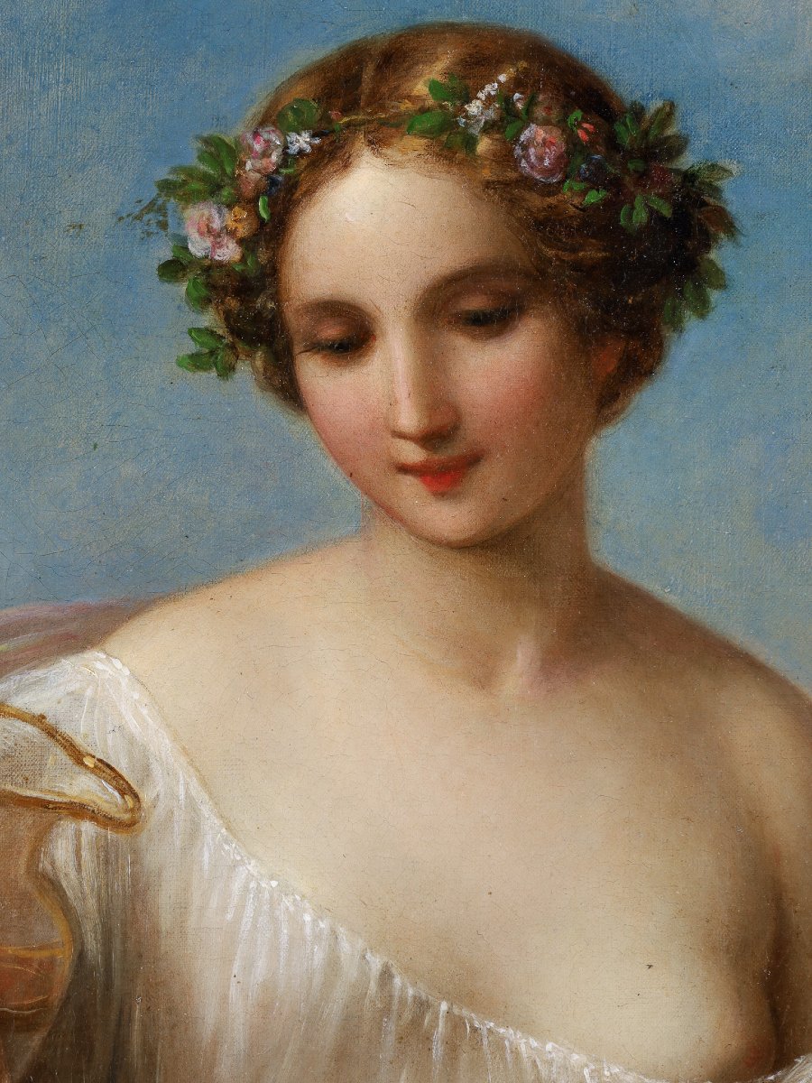 Ebe che disseta Giove sotto forma di aquila, Natale Schiavoni (1777-1858), XIX secolo-photo-2