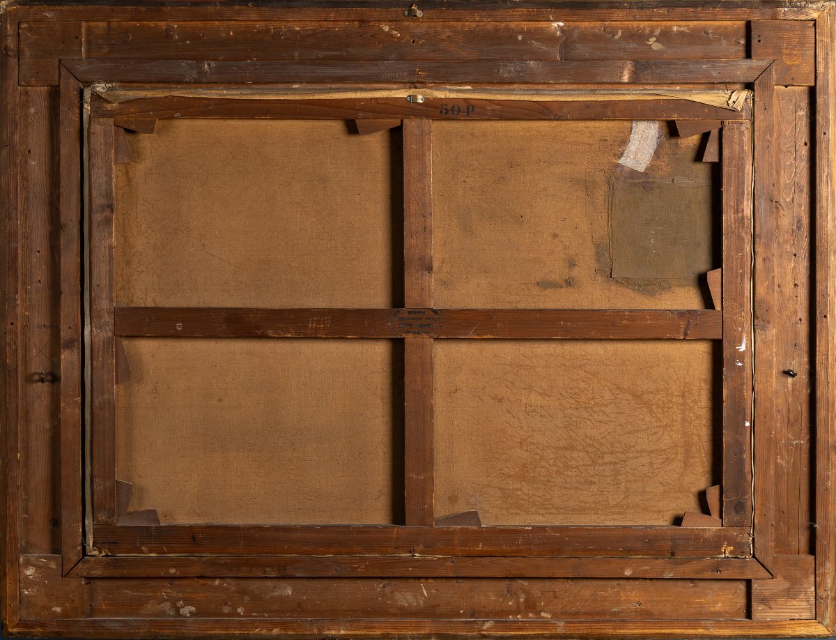 Albert Ferdinand Duprat (1882–1974), Veduta della Laguna di Venezia, olio su tela-photo-4