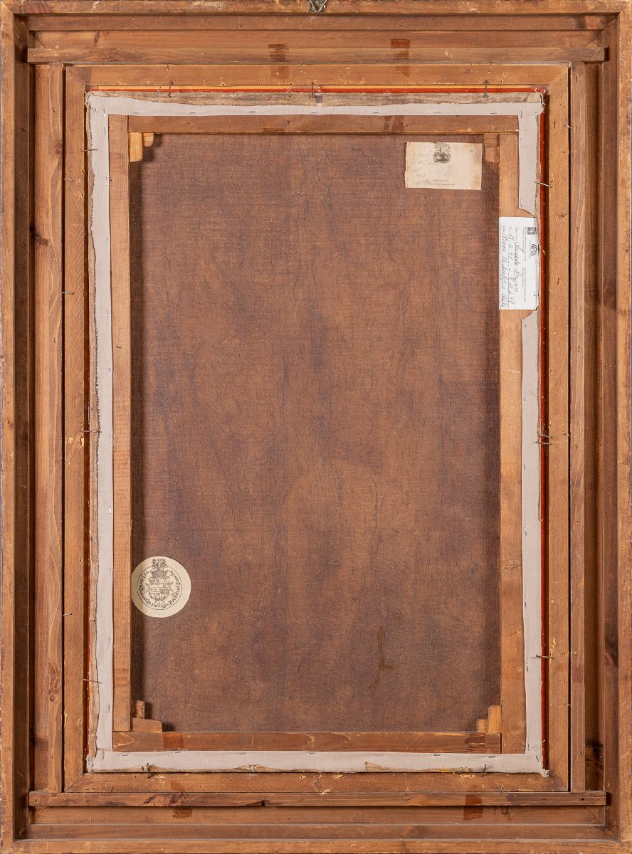 L. Bazzaro (1853–1937), “La pesca delle mollucche”, 1891, Importante olio su tela -photo-2