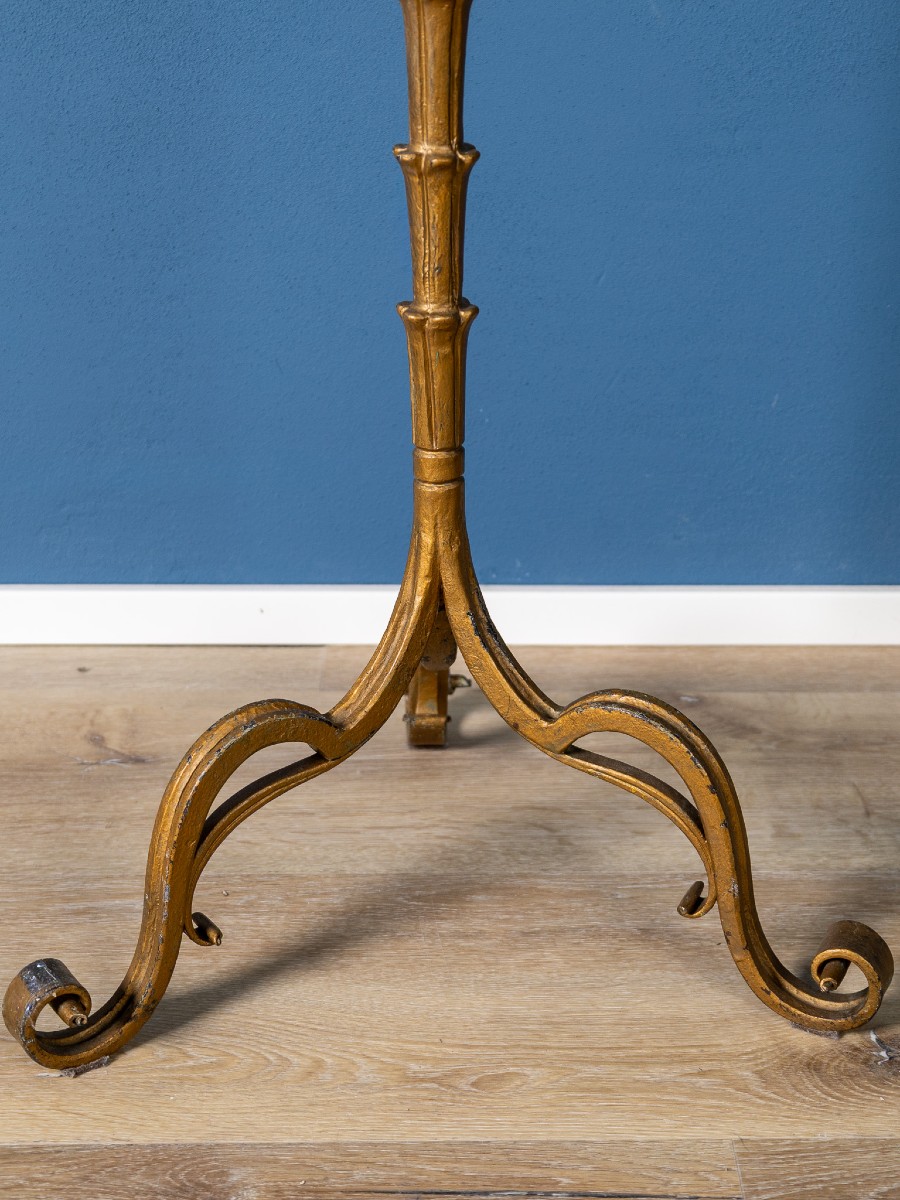 Lampada da terra Art Déco in ferro battuto di Carlo Rizzarda, Italia, anni ’30-photo-1