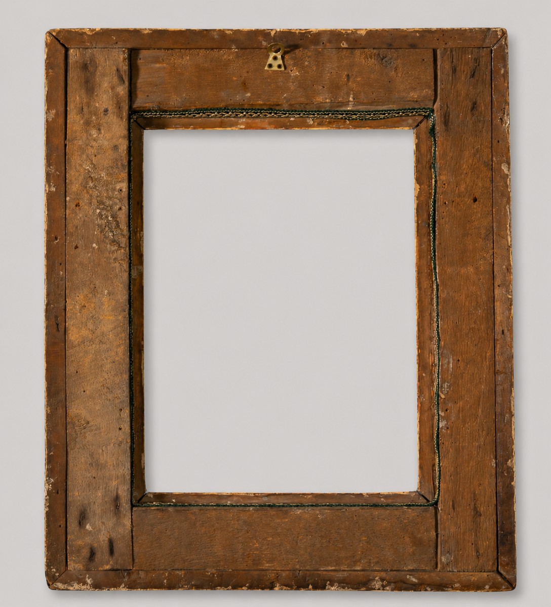 Cornice italiana d’inizio XVII secolo in legno intagliato e dorato-photo-2