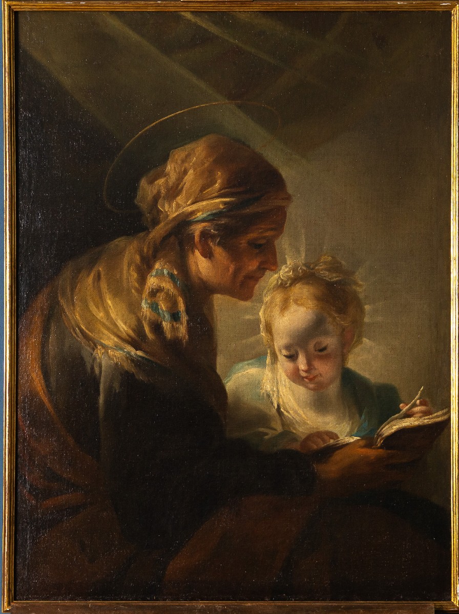 Pietro Bardellino, Scena di educazione familiare, Napoli XVIII secolo