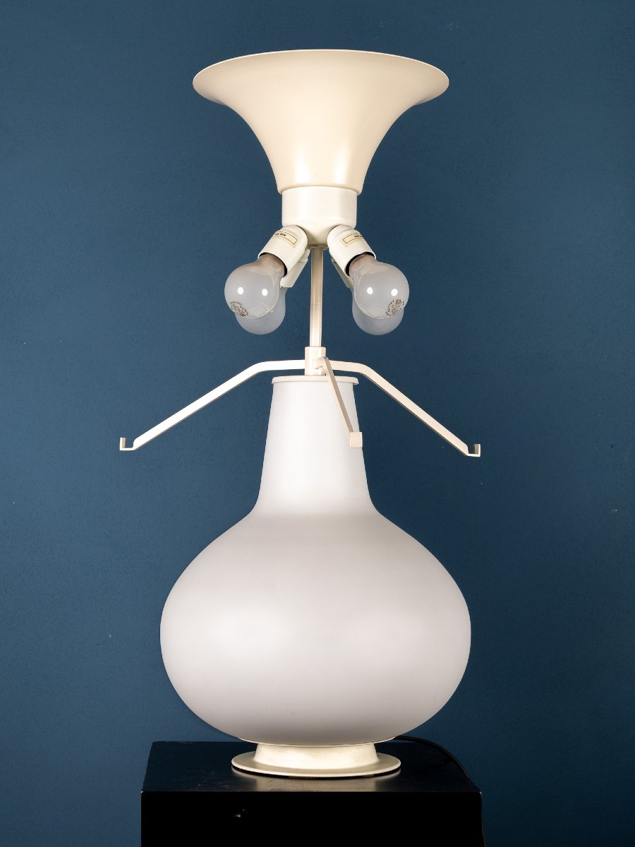 La più grande lampada in vetro di Max Ingrand per Fontana Arte, Italia, 1954-photo-4