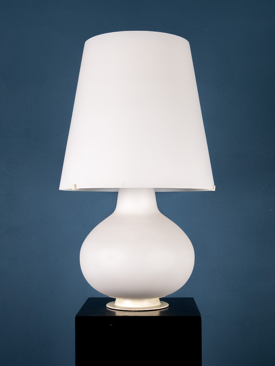 La più grande lampada in vetro di Max Ingrand per Fontana Arte, Italia, 1954