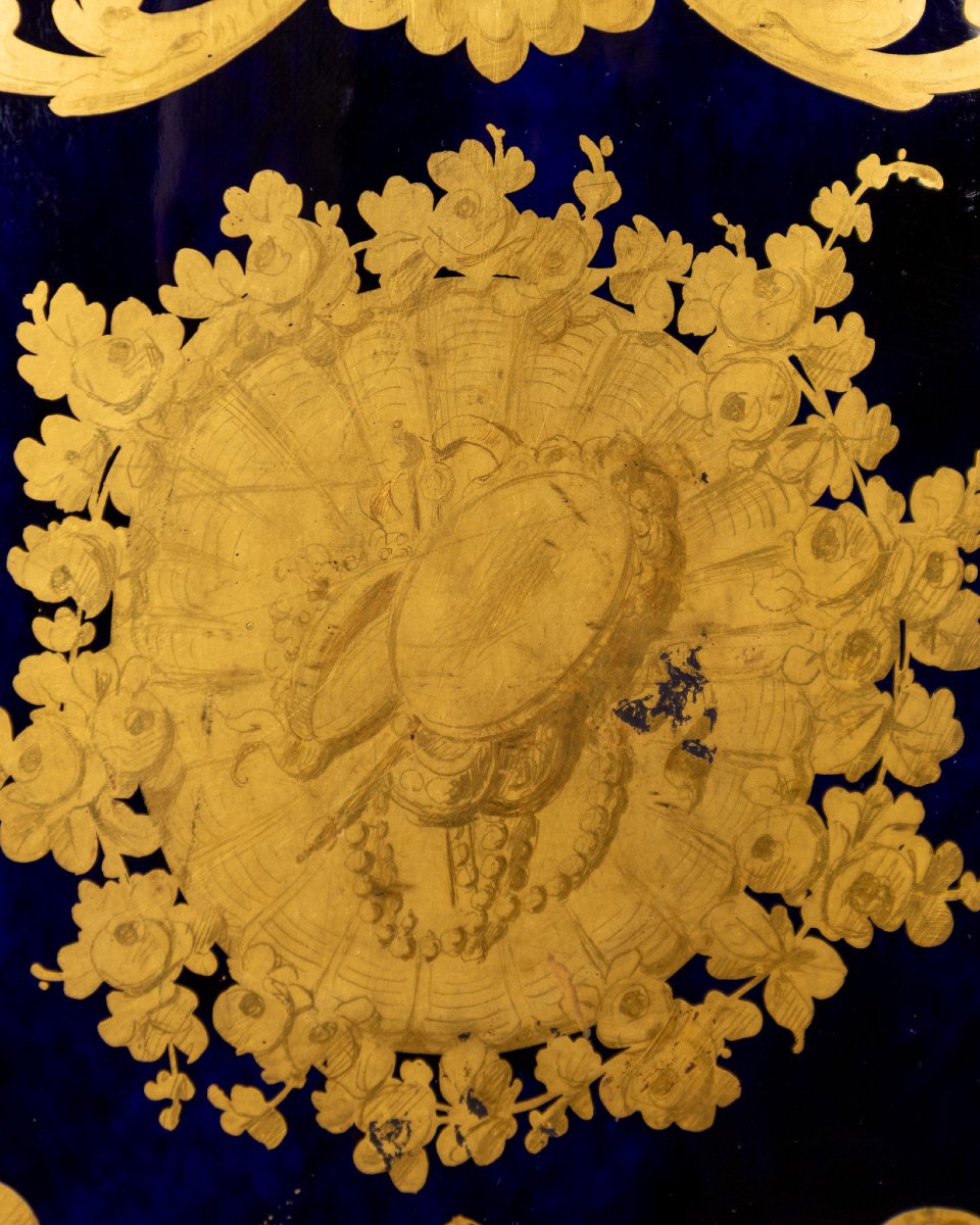 Coppia di Grandi Vasi Sèvres in Porcellana e Bronzo Dorato con Bouquets Floreali, Francia XIX s-photo-5
