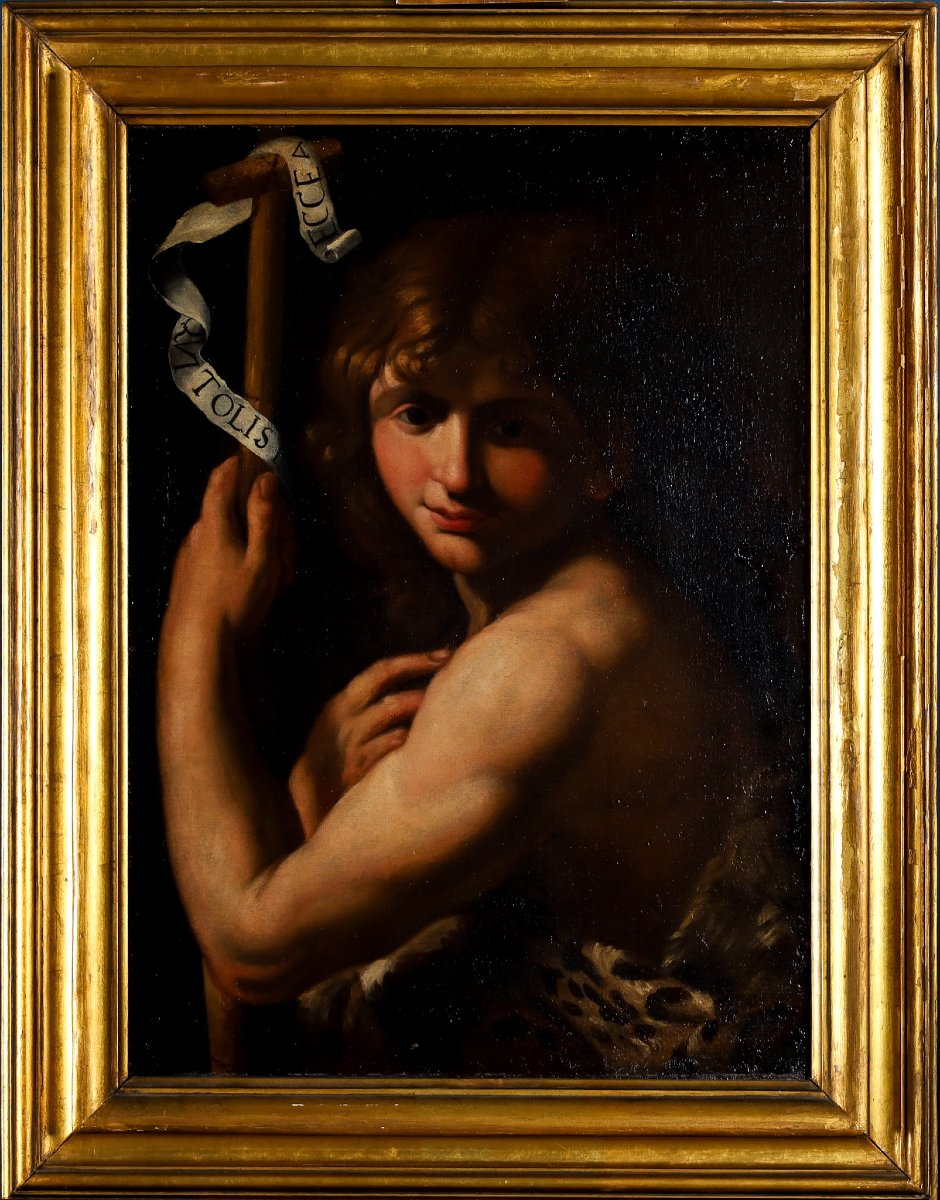 Pittura emiliana (Bartolomeo Schedoni?), San Giovannino nel deserto, olio su tela, XVII secolo
