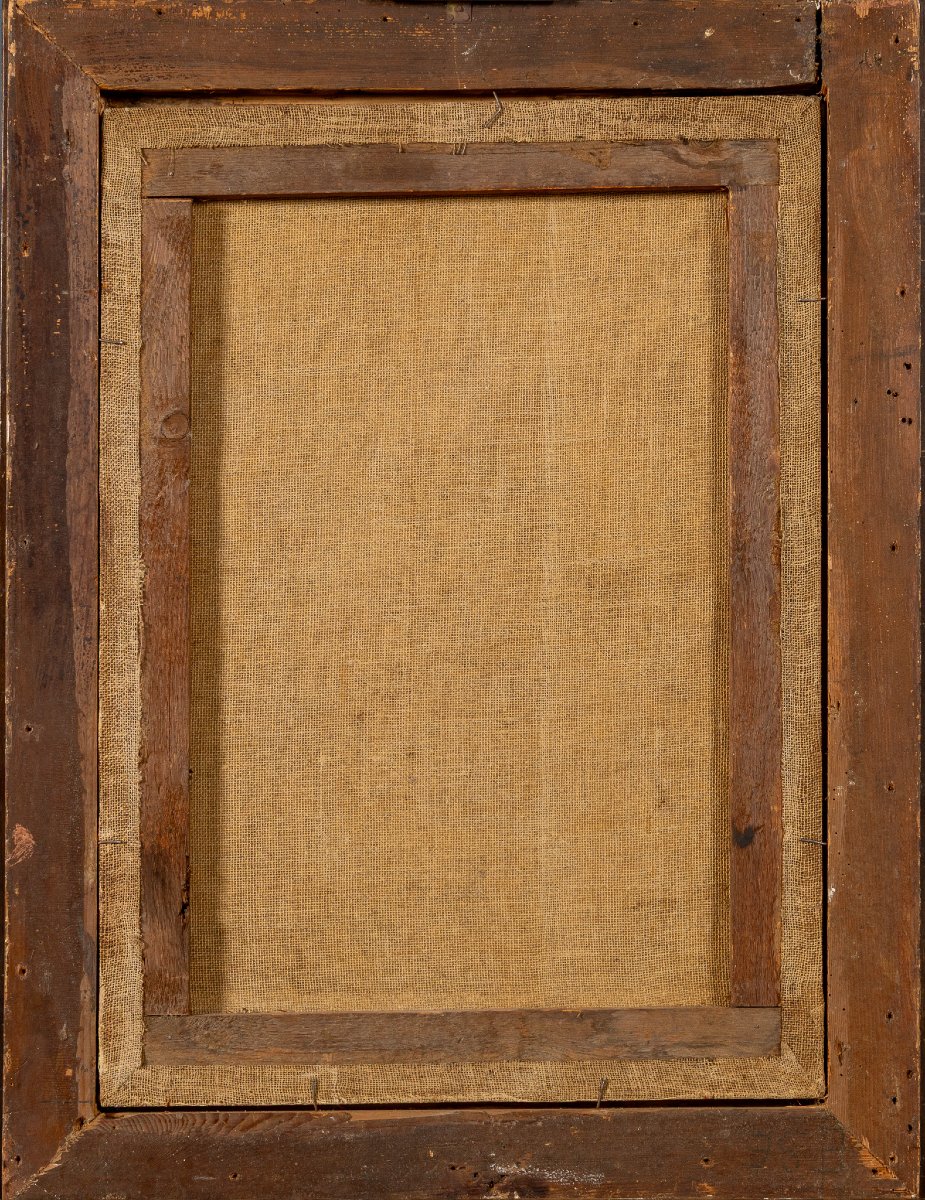 Scuola bolognese del XVII secolo, Cristo e la Samaritana al pozzo, olio su tela-photo-2