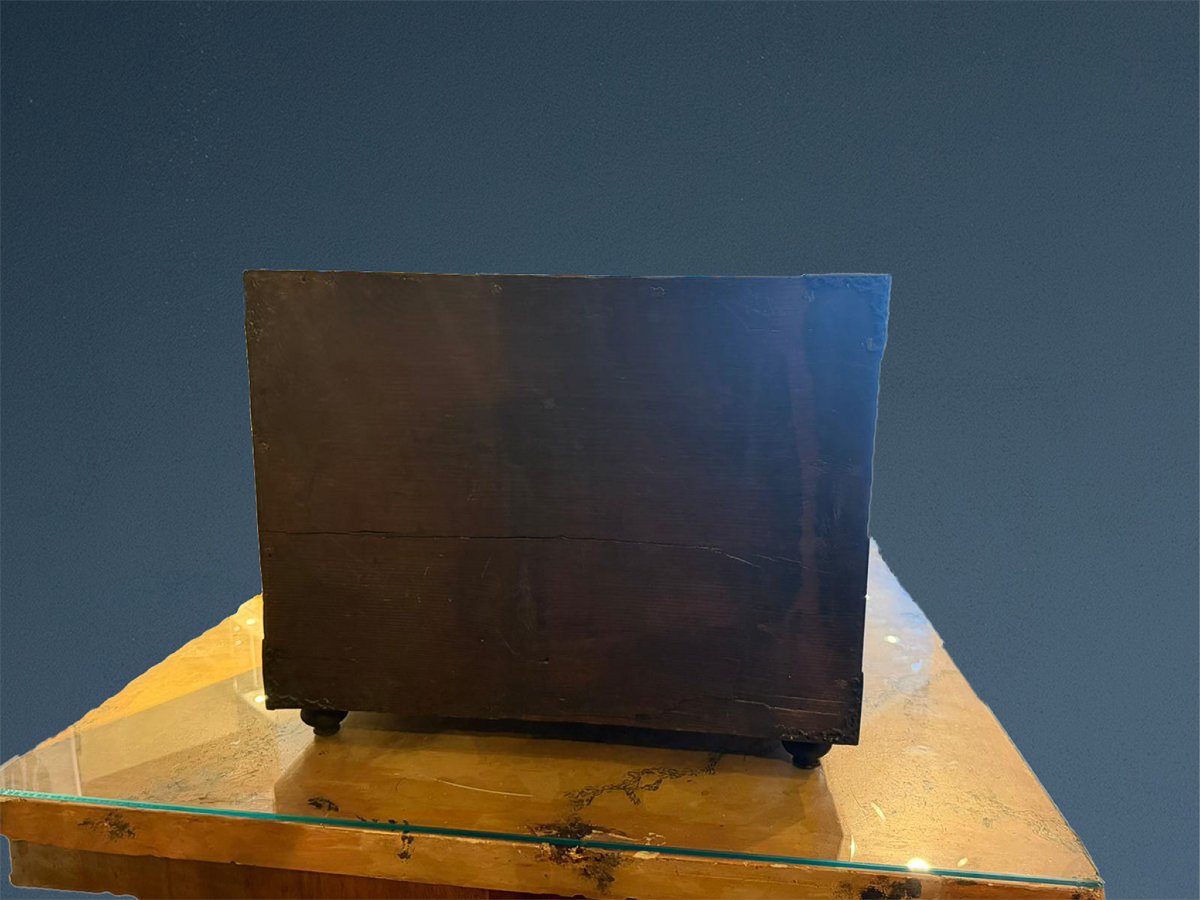 Importante Stipo Monetiere Lombardo in Ebano e Avorio, epoca Luigi XIV, inizi XVIII Secolo-photo-2