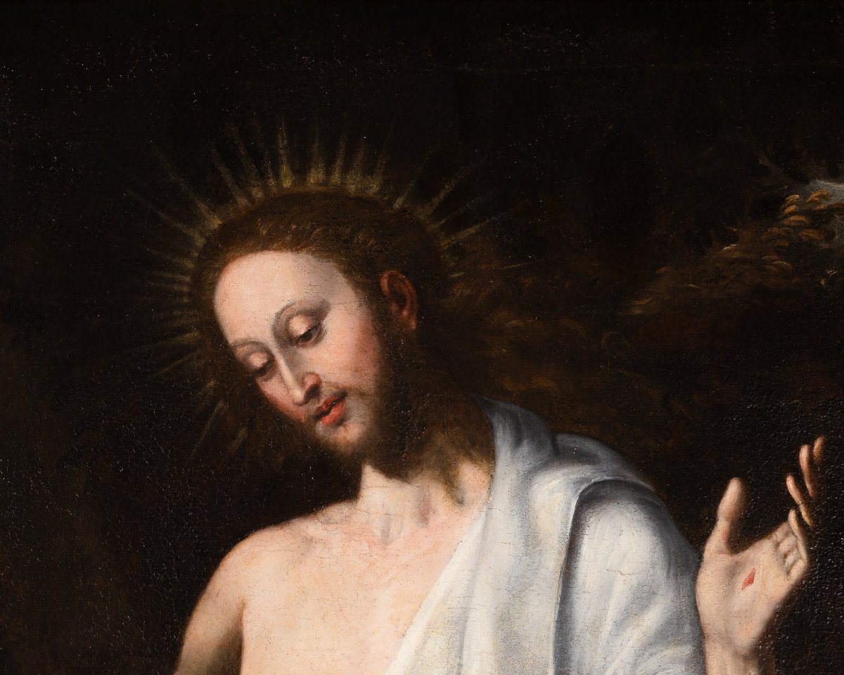 Bottega di Vincenzo Campi (1536–1591), Apparizione di Cristo alle Marie-photo-3