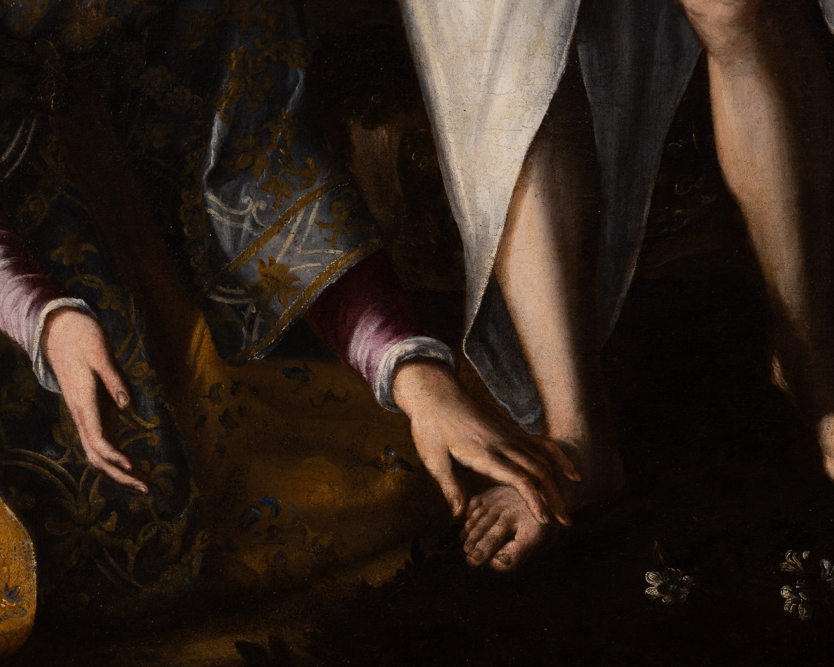 Bottega di Vincenzo Campi (1536–1591), Apparizione di Cristo alle Marie-photo-7