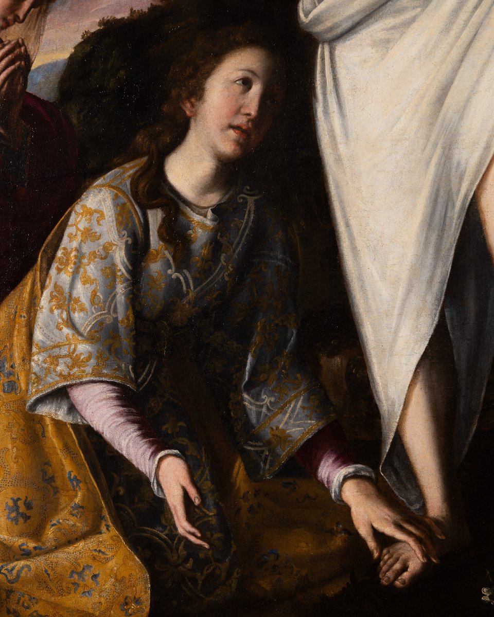 Bottega di Vincenzo Campi (1536–1591), Apparizione di Cristo alle Marie-photo-8