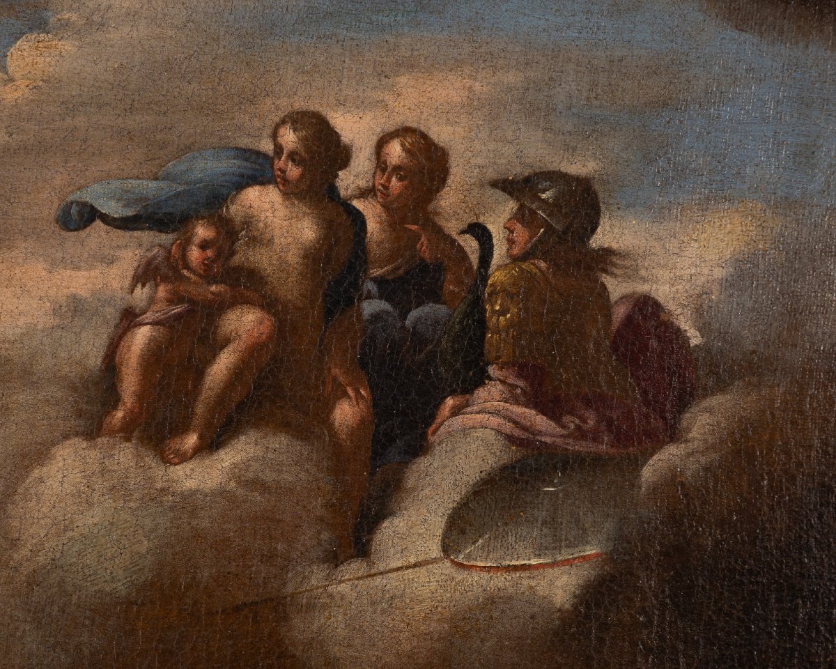 Dipinto napoletano del XVII secolo, Bernardo Cavallino? Scena mitologica-photo-3