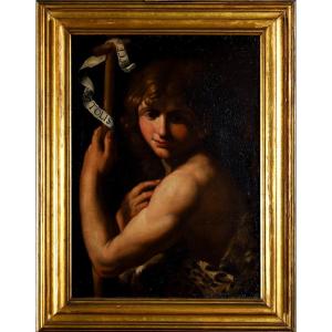 Pittura emiliana (Bartolomeo Schedoni?), San Giovannino nel deserto, olio su tela, XVII secolo