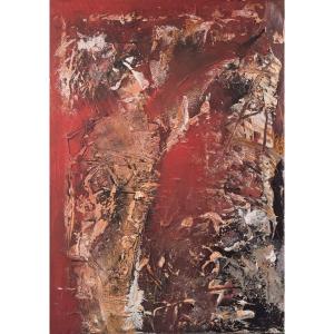 Abstract Painting - Titled 'scattered Anatomy'