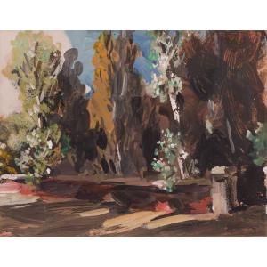 Expressive Landscape - Oil Painting