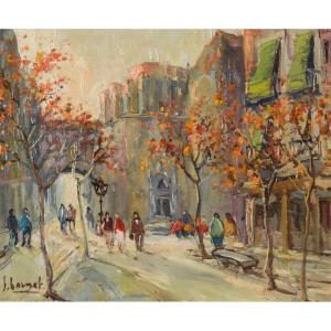 Impressionist - Autumn Cityscape