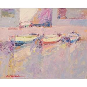 Post Impressionist - Fishing Boats