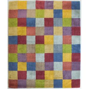 Colourful Chequered - Handwoven Rug