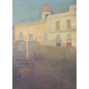 Painting - A House And Fishing Boat
