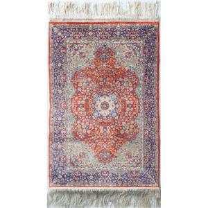 Ghoum Hand Woven Silk - Vintage Rug